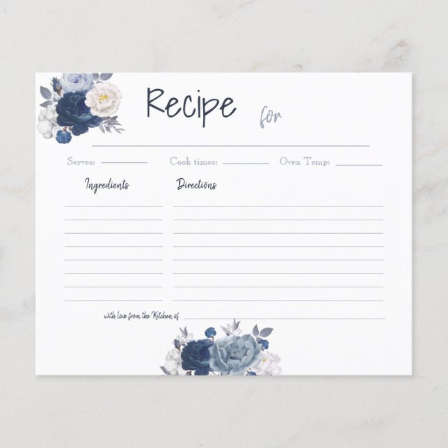 Brautparty Rezept für Liebe Ratgeber Karten (Vorderseite)