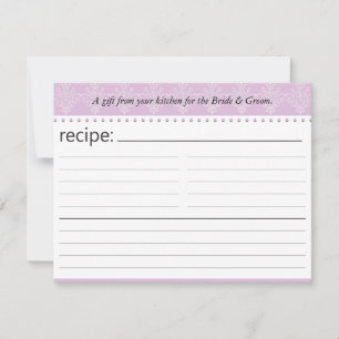 Brautparty-Rezept-Karte