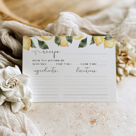 Brautparty-Rezeptkarte für Aquarellfarben