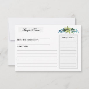 Brautparty-Rezeptur für Aquarellpflanzen