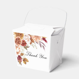 BRAUTPARTY ROMANTISCHE HERBSTFARBEN GESCHENKSCHACHTEL