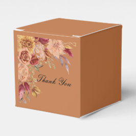 BRAUTPARTY ROMANTISCHE HERBSTFARBEN GESCHENKSCHACHTEL