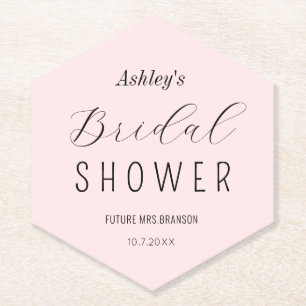 Brautparty Rosa Elegant Untersetzer