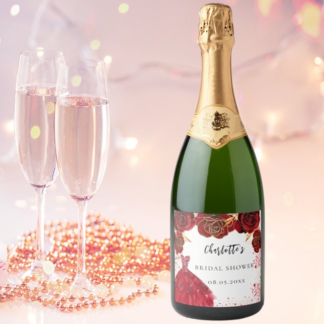 Brautparty Rot-Weiß-Kleid Blume (Von Creator hochgeladen)