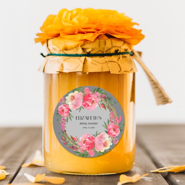 Brautparty Runder Aufkleber (Von Creator hochgeladen)