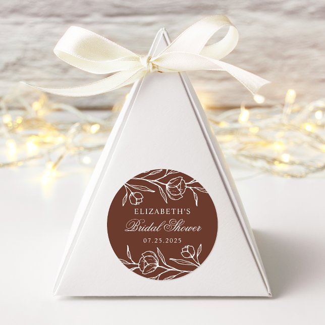 Brautparty Runder Aufkleber (Von Creator hochgeladen)