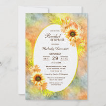 Brautparty Rustikale Sonnenblume