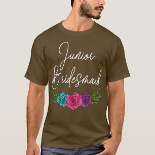 Brautparty s, Junior Bridesmaid Bride Squad Wed T-Shirt