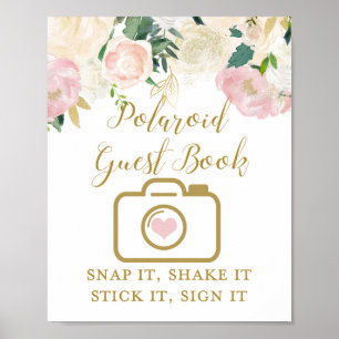 Brautparty-Schild in Rosé und Gold Poster