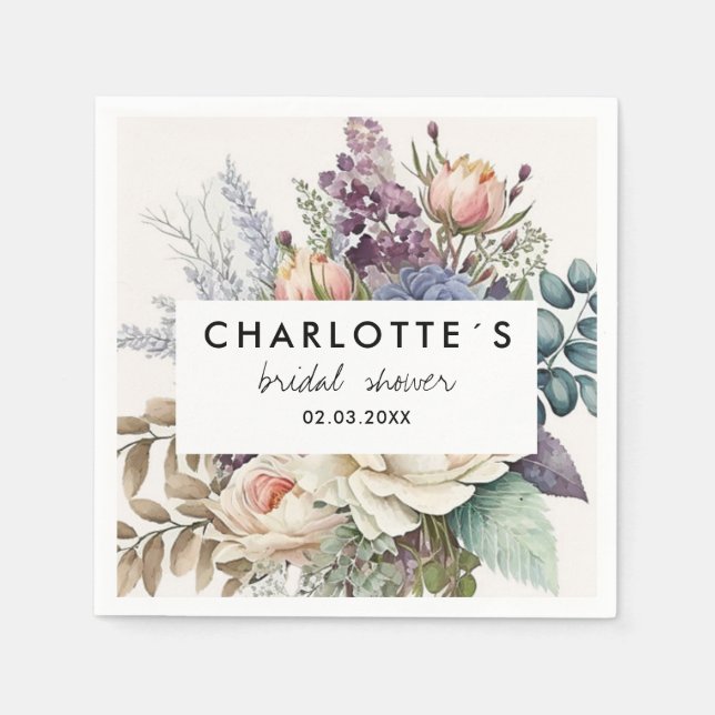 Brautparty Serviette (Vorderseite)