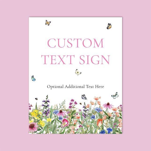 Brautparty-Signatur für Wildblume Poster (Von Creator hochgeladen)