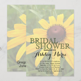 Brautparty | Single Rudbeckia Fotografie Einladung