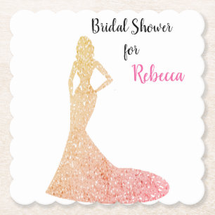 Brautparty Sparkle & Shine Paper Untersetzer