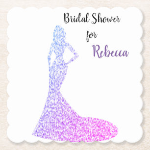 Brautparty Sparkle & Shine Paper Untersetzer