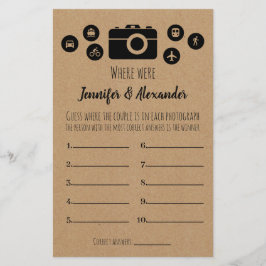 Brautparty-Spiel, wo sie Karten haben