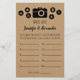 Brautparty-Spiel, wo sie Karten haben