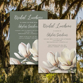 Brautparty Süd Magnolien Blume Einladung