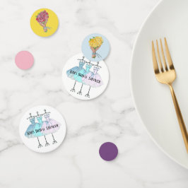 Brautparty Table Confetti Konfetti