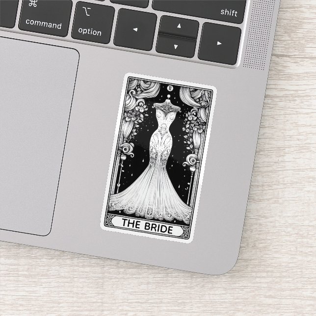 Brautparty Tarot Aufkleber (Detail)