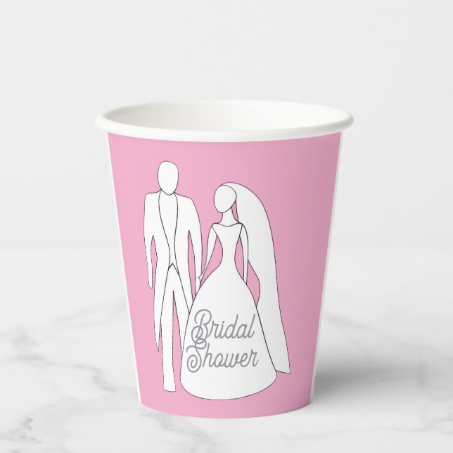 Brautparty-Tasse Pappbecher (Vorderseite)