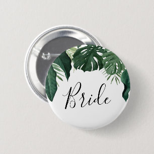 Brautparty-Taste Tropical Monstera - Bridge Button