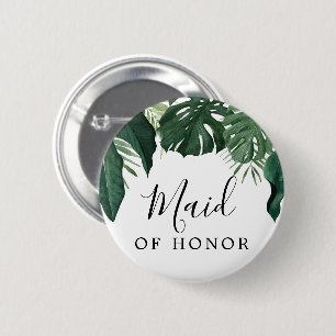 Brautparty-Taste Tropical Monstera - Haushaltshilf Button