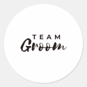Brautparty Team Bridge Team Premium _1 Runder Aufkleber