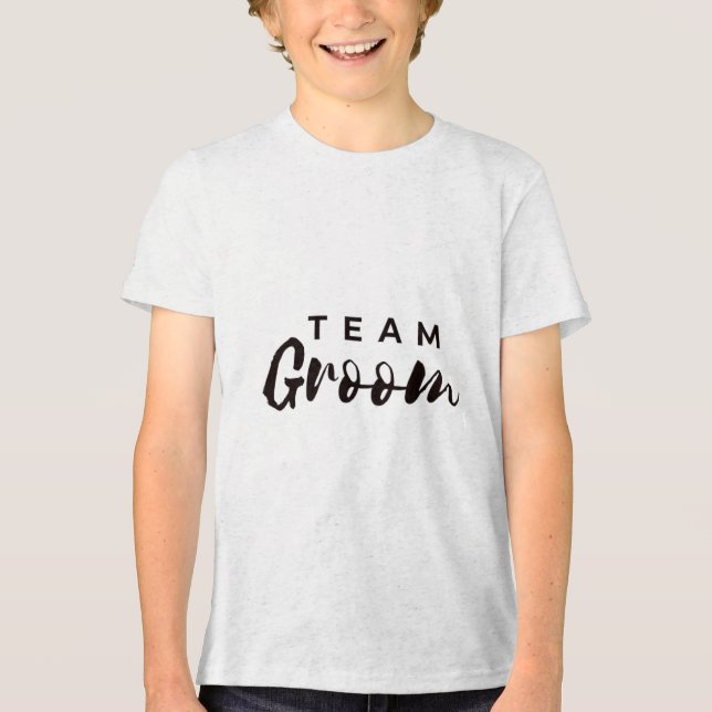 Brautparty Team Bridge Team Premium _1 Tri-Blend Shirt (Vorderseite)