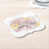 Brautparty Terra Cotta Kontur Bouquet Custom
