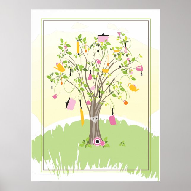 Brautparty Tree | Poster (Vorne)
