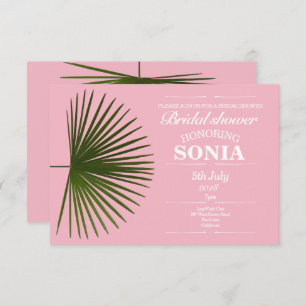 Brautparty Tropical Palm Frond Leaf Hochzeit Einladung