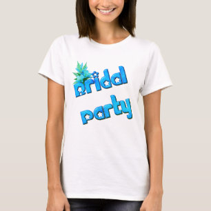 Brautparty und Blume Bouquet T-Shirt