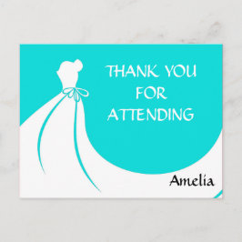 Brautparty Vielen Dank, Postkarte