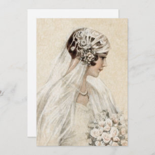 Brautparty Vintag Bride Einladung