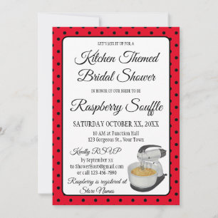 Brautparty Vintag Polka Dots Bows Red