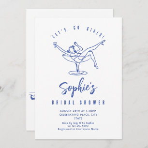 Brautparty von Funky Hand Drawn Scribble Einladung