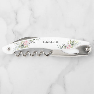Brautparty Waiter's Blush Pink Greenery Kellnermesser