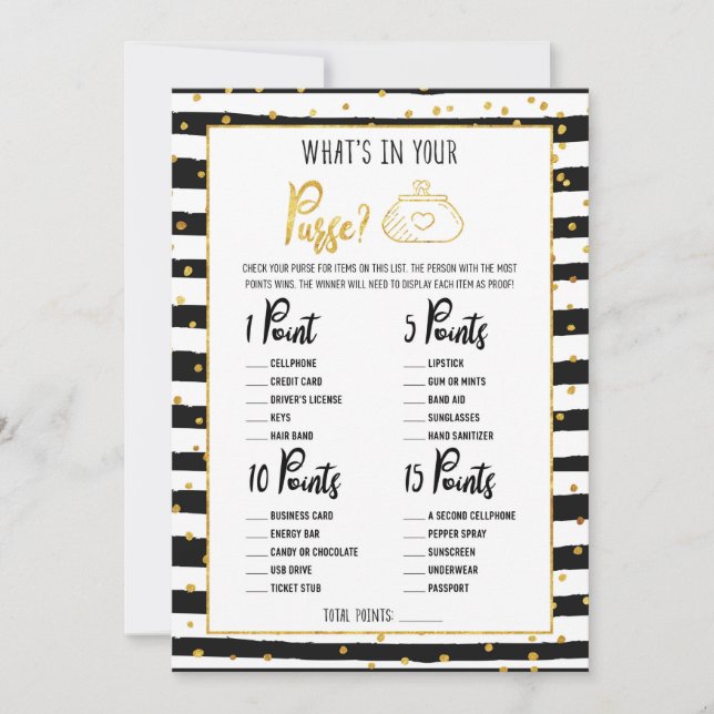 Brautparty, was in deinem Handspiel steckt Einladung (Vorderseite)