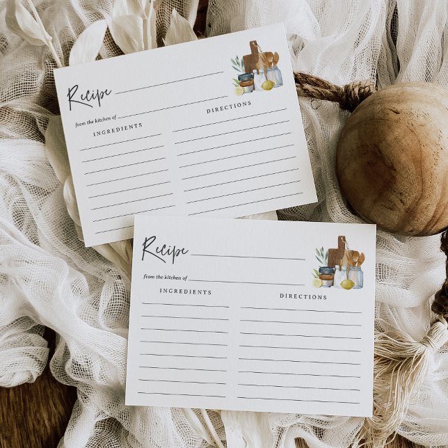 Brautparty Wasserfarbe Küche Postkarte (Von Creator hochgeladen)