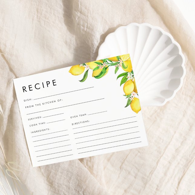 Brautparty Wasserfarbe Zitrone Rezept (Watercolor Lemon Bridal Shower Recipe)