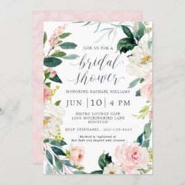 Brautparty Wasserfarben Einladung