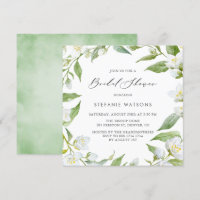 Brautparty "Watercolor Jasmine" und "Greenery"