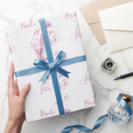 Brautparty Wedding Dress Geschenkpapier