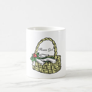 Brautparty Wedding Flower Girl Basket Tasse Gesche