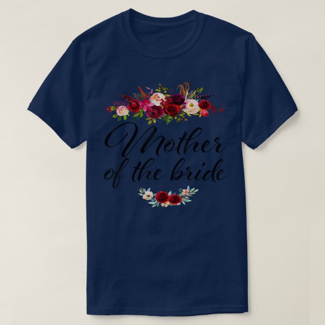 Brautparty Wedding for Bride Mama Mutter des T-Shirt (Design vorne)