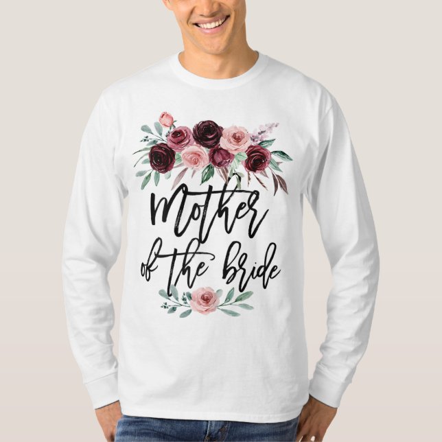 Brautparty Wedding Gift für Bride Mama Mutter von T-Shirt (Vorderseite)
