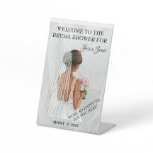 Brautparty WELCOME mit bearbeitbarem Text und Bild