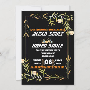 Brautparty Welcome Sign Template, Wildblume br Einladung