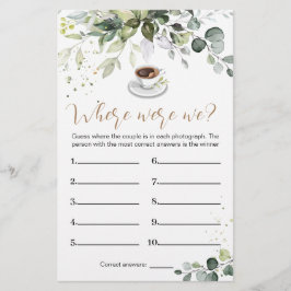 Brautparty, wo wir Kartenspiel-Flyer waren Flyer