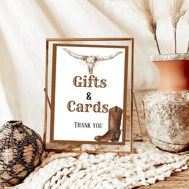 Brautparty-Zeichen für Western und Karten Poster (Von Creator hochgeladen)